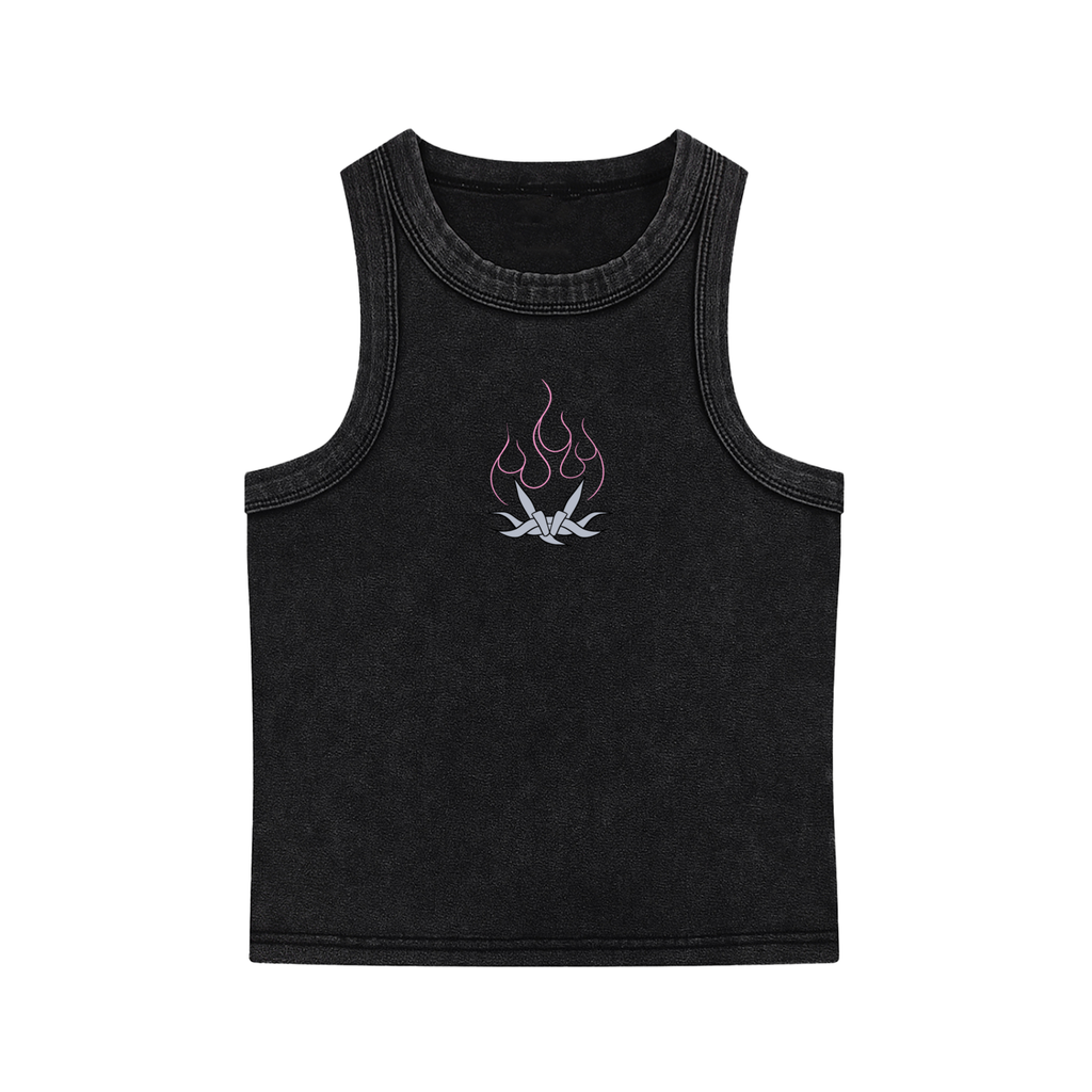 Barbed Cropped Tank Top