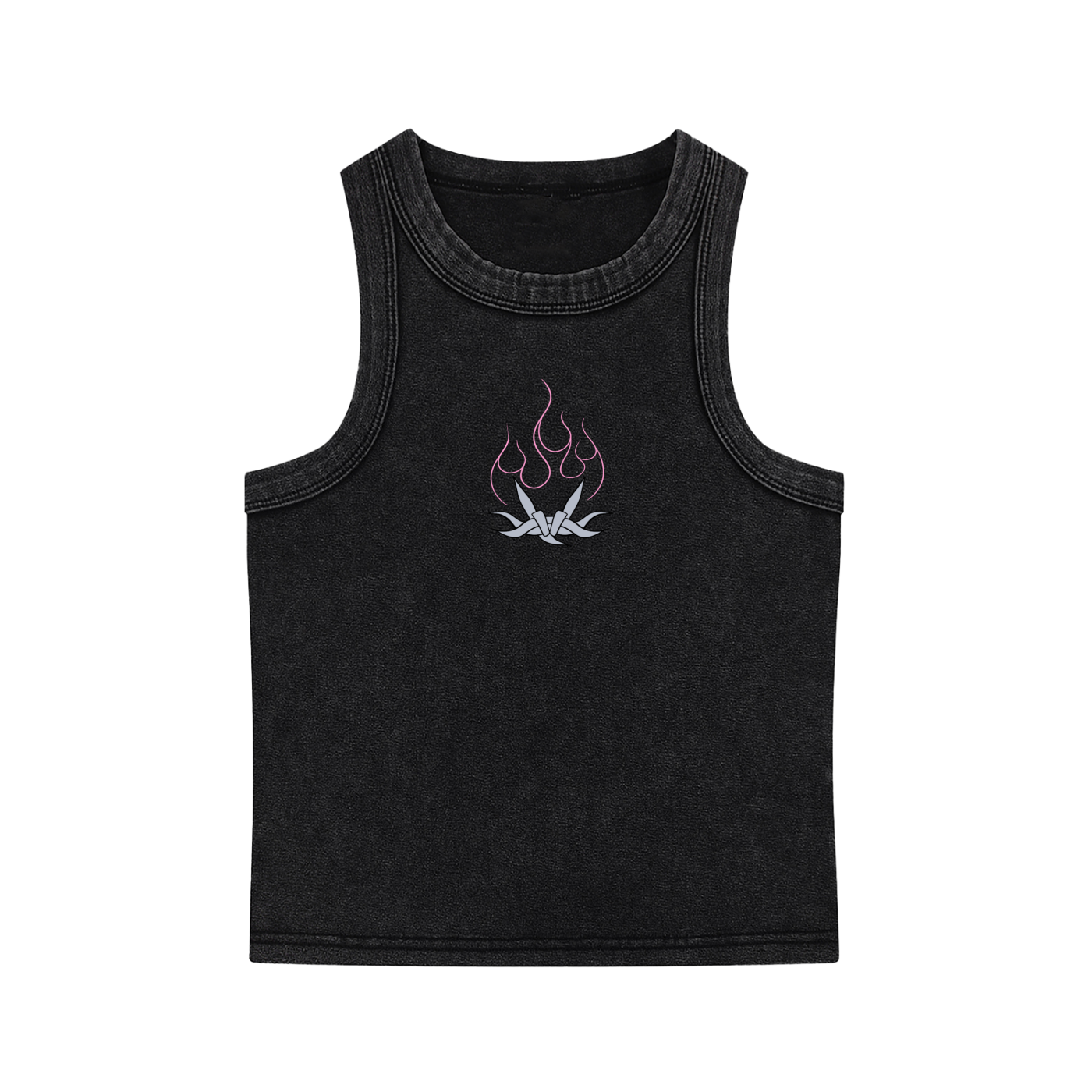 Barbed Cropped Tank Top